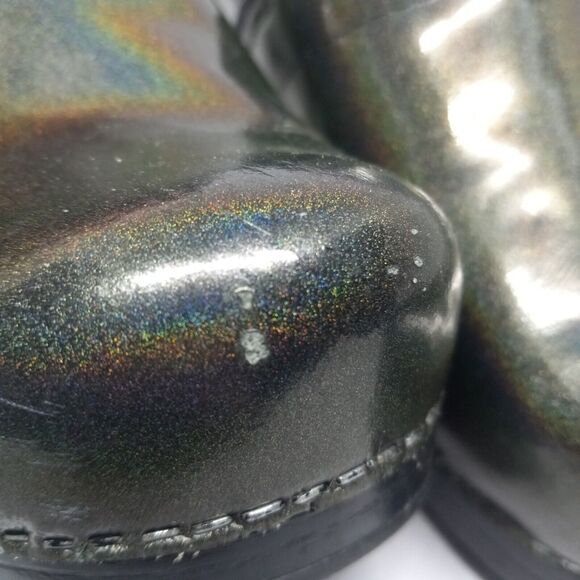 Dansko Professional Grey Prism Patent Clogs-EU 36 / US 6-Holographic-Iridescent - Picture 7 of 10